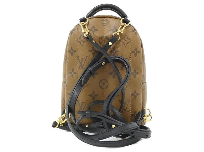 Zaino Louis Vuitton Monogram Reverse Palm Springs MINI Marrone Monogramma - vista 2