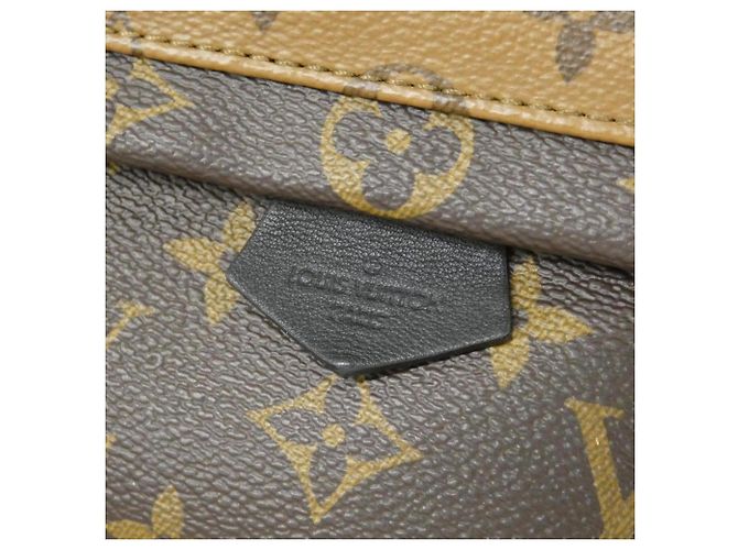 Zaino Louis Vuitton Monogram Reverse Palm Springs MINI Marrone Monogramma - vista 4