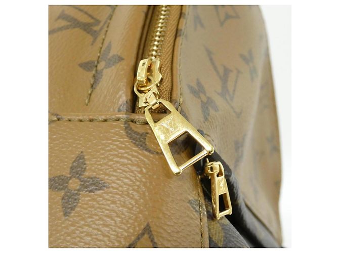 Zaino Louis Vuitton Monogram Reverse Palm Springs MINI Marrone Monogramma - vista 5