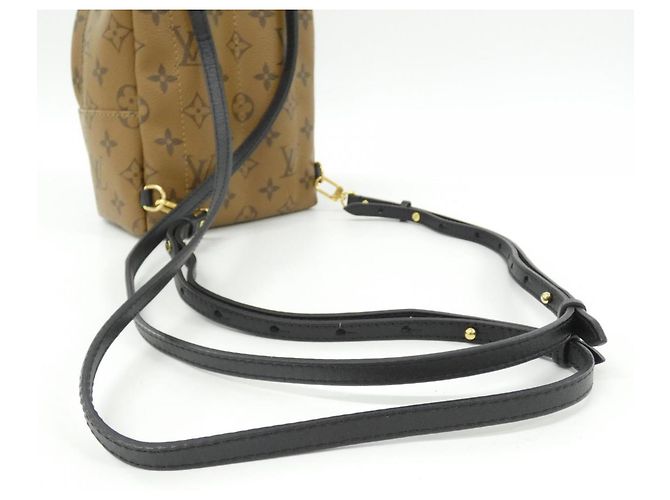 Zaino Louis Vuitton Monogram Reverse Palm Springs MINI Marrone Monogramma - vista 6