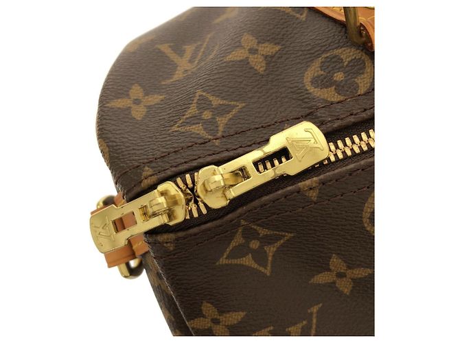 Borsa Boston Louis Vuitton Monogram Speedy Bandoulière Marrone Monogramma - vista 4