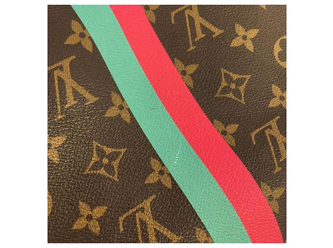 Borsa Boston Louis Vuitton Monogram Speedy Bandoulière Marrone Monogramma - vista 5