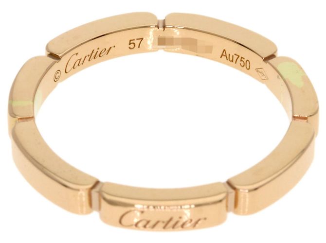 Anello Maillon Panthère di Cartier in oro rosa 18K - vista 4