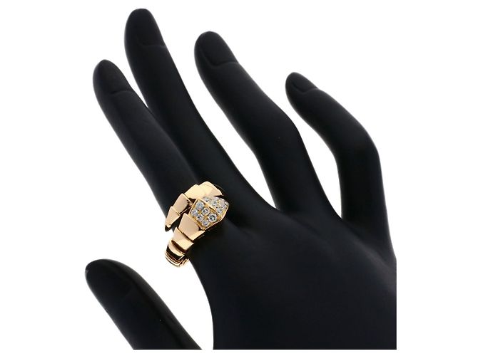 Bulgari Anello Serpenti Viper con diamante M - vista 5