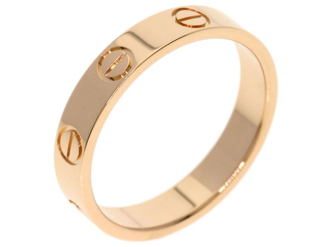 Anello Mini Love di Cartier in oro rosa 18K - vista 2