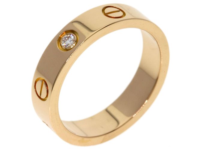 Anello Mini Love in oro rosa 18K Cartier - vista 2
