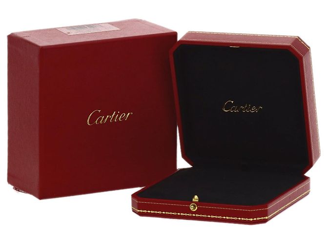 Collana Cartier Love Circle 3P Diamanti in Oro Rosa 18K - vista 6