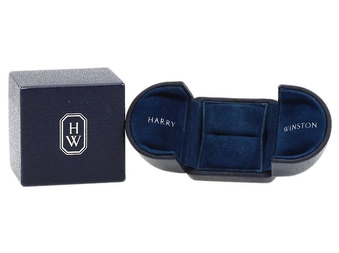 Harry Winston Platin Ring mit Trist Diamant Rundschliff - Ansicht 10
