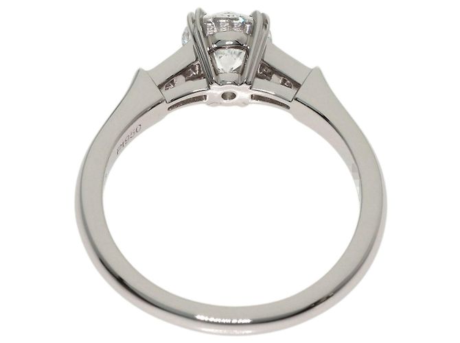 Harry Winston Platin Ring mit Trist Diamant Rundschliff - Ansicht 4