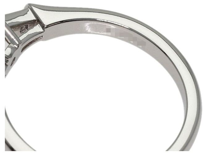 Harry Winston Platin Ring mit Trist Diamant Rundschliff - Ansicht 5