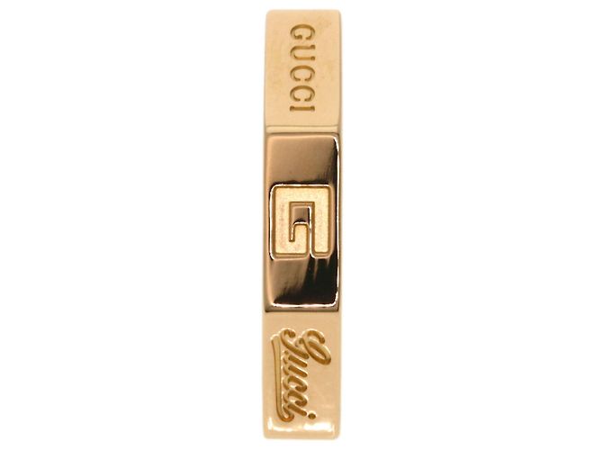Anello Gucci Octagon #12 in oro rosa 18K - vista 3