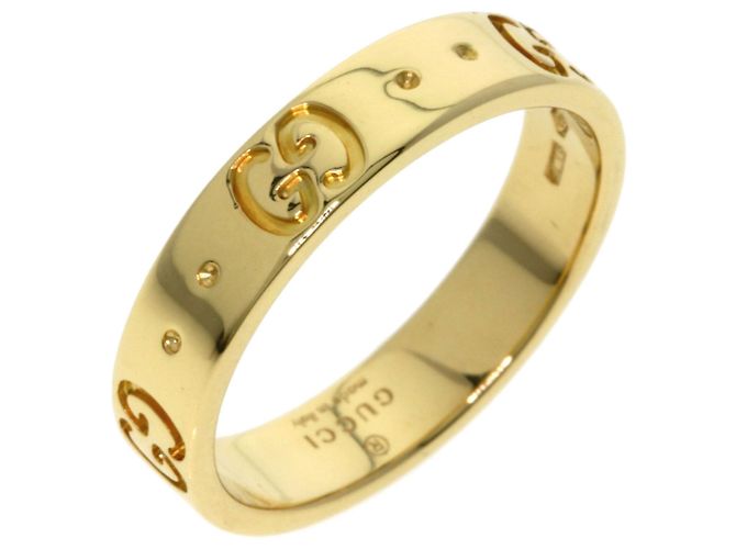 Anello Gucci Icon #9 in oro giallo 18K - vista 2