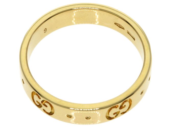 Anello Gucci Icon #9 in oro giallo 18K - vista 4