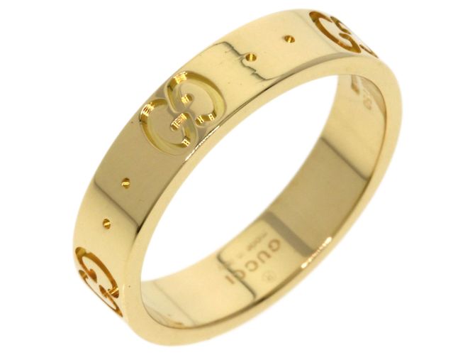 Anello Icon #9 Gucci in oro giallo 18K - vista 2
