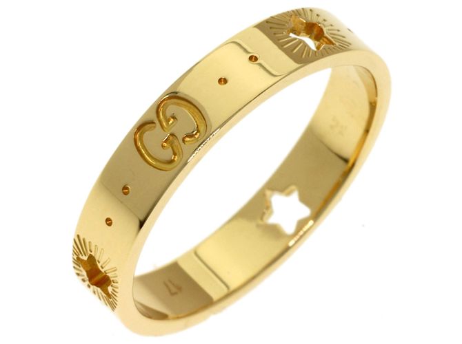 Anello Gucci Icon Star in oro giallo 18K - vista 2