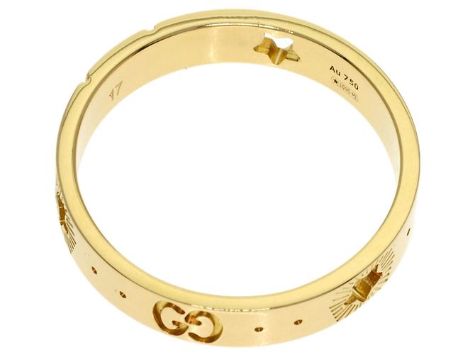 Anello Gucci Icon Star in oro giallo 18K - vista 4
