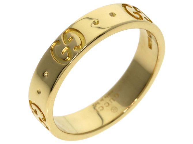 Anello Icon #8 Gucci in oro giallo 18K - vista 2
