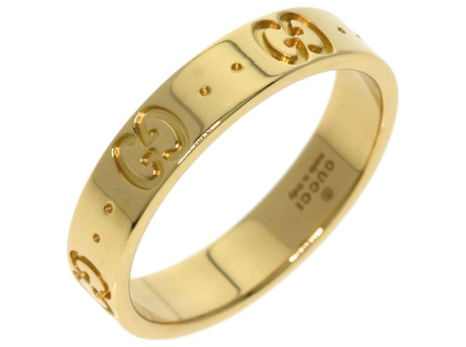 Anello Icon #13 Gucci in oro giallo 18K - vista 2