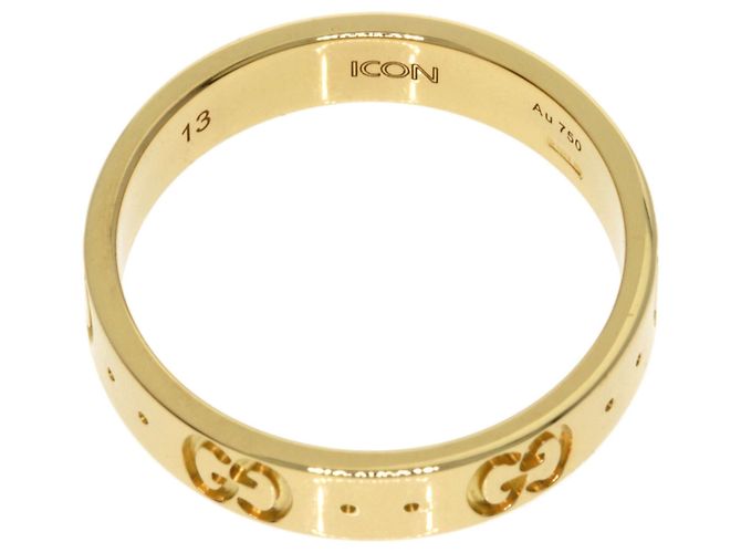 Anello Icon #13 Gucci in oro giallo 18K - vista 4