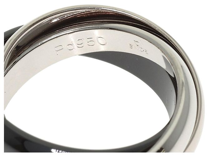 Cartier Trinity Ring aus schwarzer Keramik - Ansicht 4