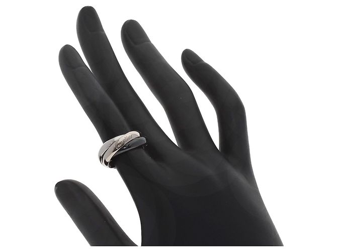 Cartier Trinity Ring aus schwarzer Keramik - Ansicht 5
