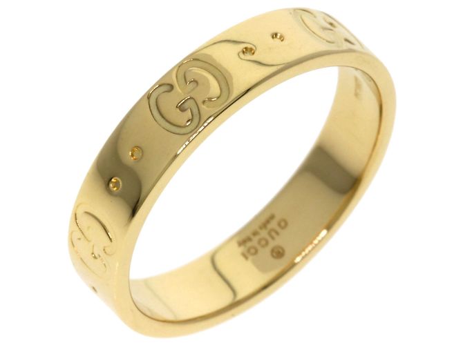 Anello Icon #12 Gucci in oro giallo 18K - vista 2