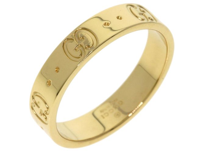 Anello Icon #12 Gucci in oro giallo 18K - vista 2