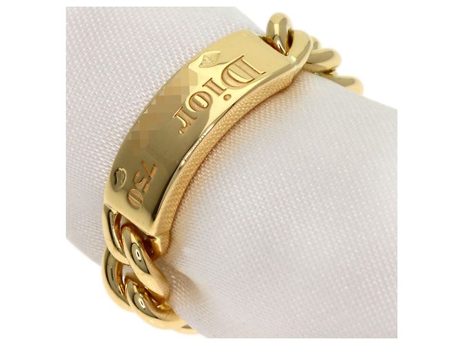 Anello Christian Dior Dior Gourmet Chain #49 D'oro - vista 2