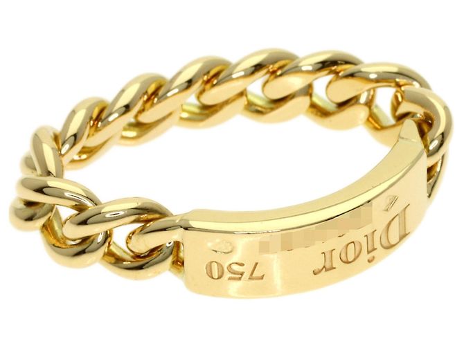 Anello Christian Dior Dior Gourmet Chain #49 D'oro - vista 6