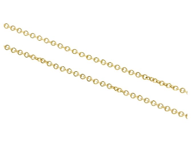 Collana a catena Tiffany & Co. 40cm in oro giallo 18K D'oro - vista 2