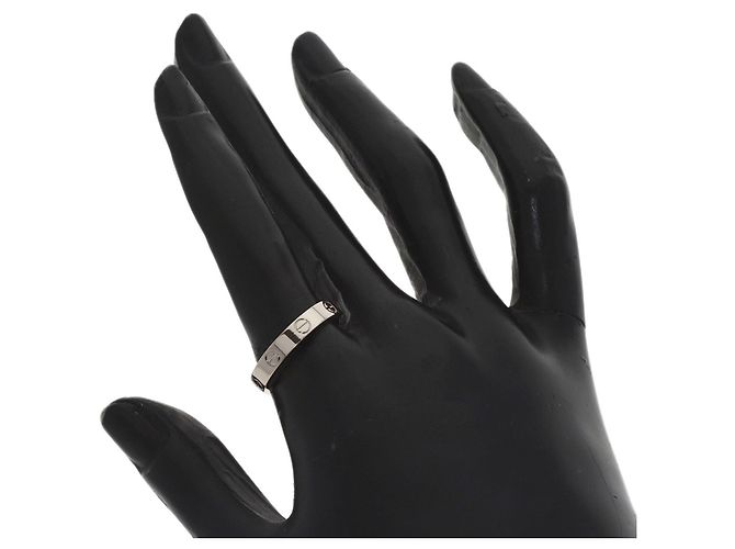 Anello Cartier Mini Love in oro bianco 18K Argento - vista 5