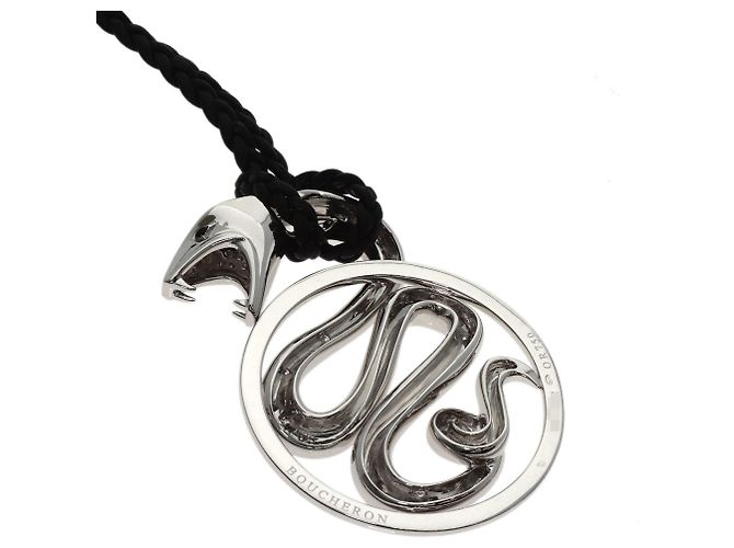 Collana Boucheron Trouble Diamond Onyx Argento - vista 2
