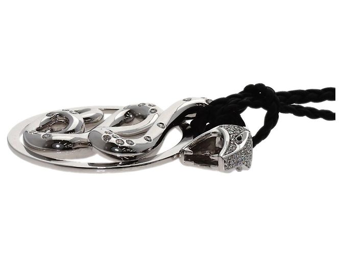 Collana Boucheron Trouble Diamond Onyx Argento - vista 3