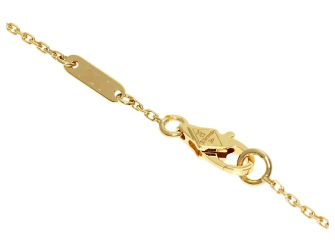 Bracciale Sweet Alhambra Shell di Van Cleef & Arpels D'oro - vista 4