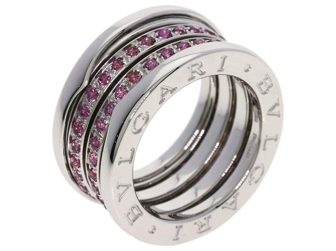 Bulgari Bvlgari B-zero1 4-Band Ring Granat Silber - Ansicht 2