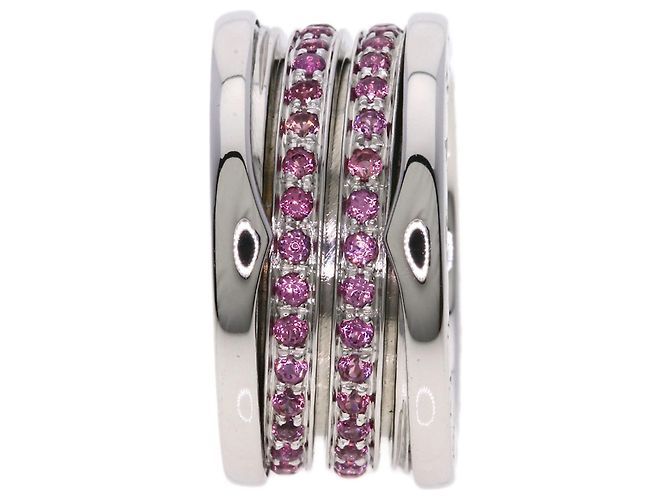 Bulgari Bvlgari B-zero1 4-Band Ring Granat Silber - Ansicht 3