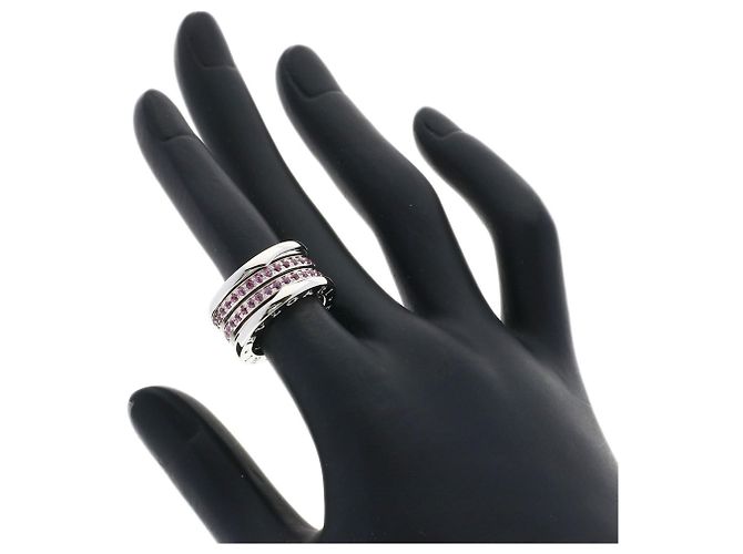 Bulgari Bvlgari B-zero1 4-Band Ring Granat Silber - Ansicht 5