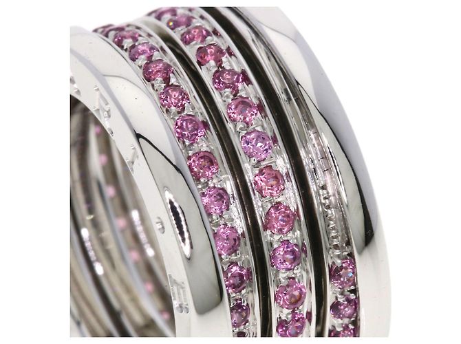 Bulgari Bvlgari B-zero1 4-Band Ring Granat Silber - Ansicht 6