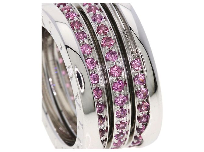 Bulgari Bvlgari B-zero1 4-Band Ring Granat Silber - Ansicht 7