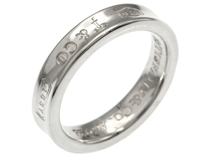 Tiffany & Co. 1837 schmaler Silberring - Ansicht 2