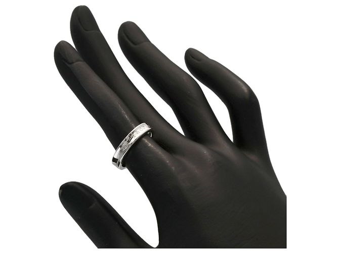 Tiffany & Co. 1837 schmaler Silberring - Ansicht 5