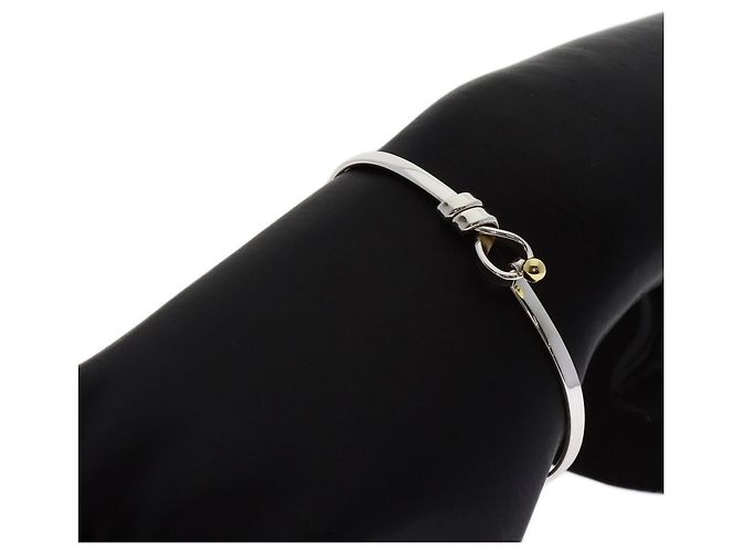 Pulseira de charms Tiffany & Co. em prata e ouro amarelo 18K - vista 5