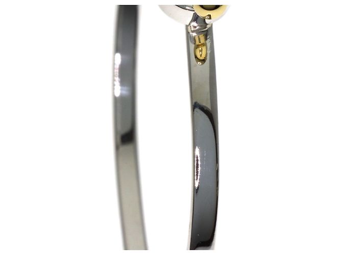 Pulseira de charms Tiffany & Co. em prata e ouro amarelo 18K - vista 6