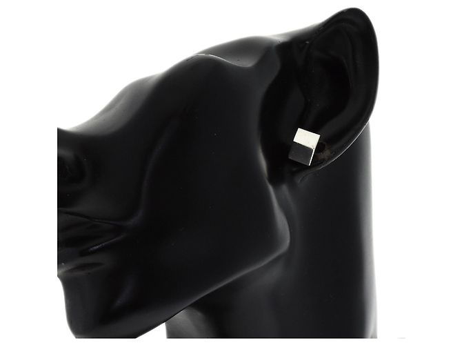 Orecchini a lobo Cube in argento Tiffany & Co. - vista 4