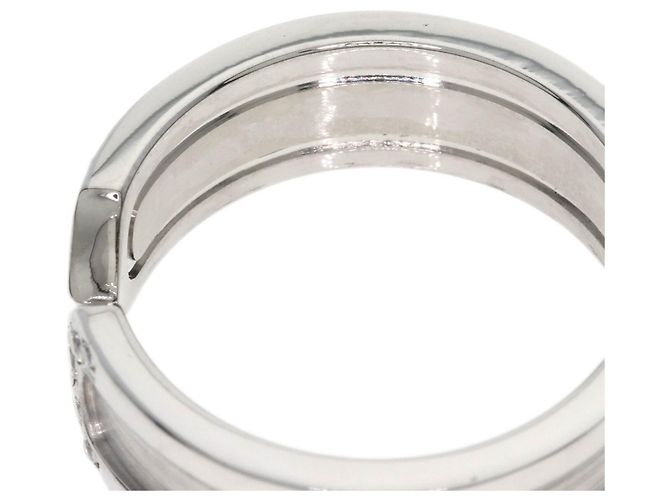 Anello Cartier C2 SM in diamante e oro bianco 18K - vista 8