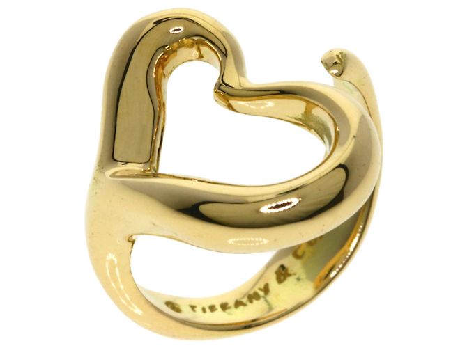 Anello Open Heart di Tiffany & Co. in oro giallo 18K - vista 2