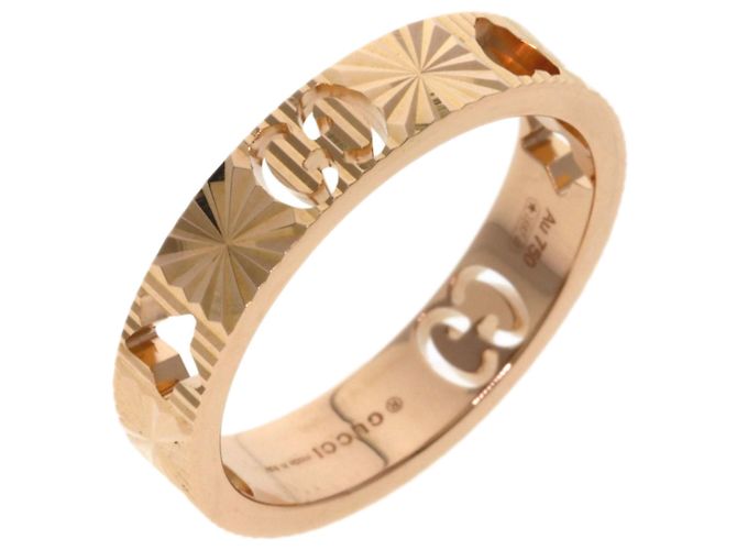 Anello Gucci Icon Heart & Star #9 in oro rosa 18K - vista 2