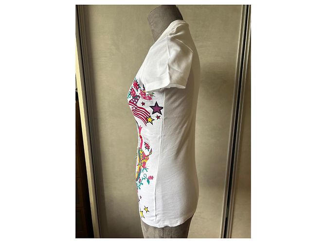 T-shirt estampada Christian Dior Gitane Branco Multicor - vista 10