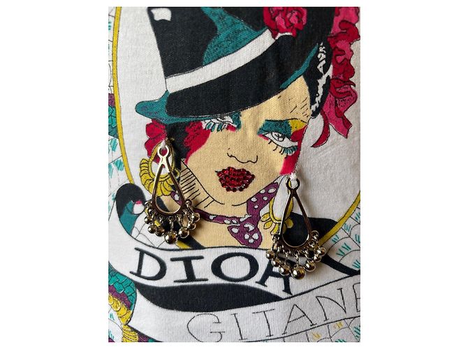 T-shirt estampada Christian Dior Gitane Branco Multicor - vista 2