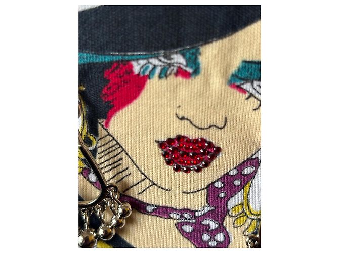 T-shirt estampada Christian Dior Gitane Branco Multicor - vista 3